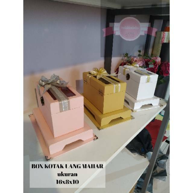 

KOTAK UANG MAHAR | UKURAN 16*8*3-10 bisa request warna