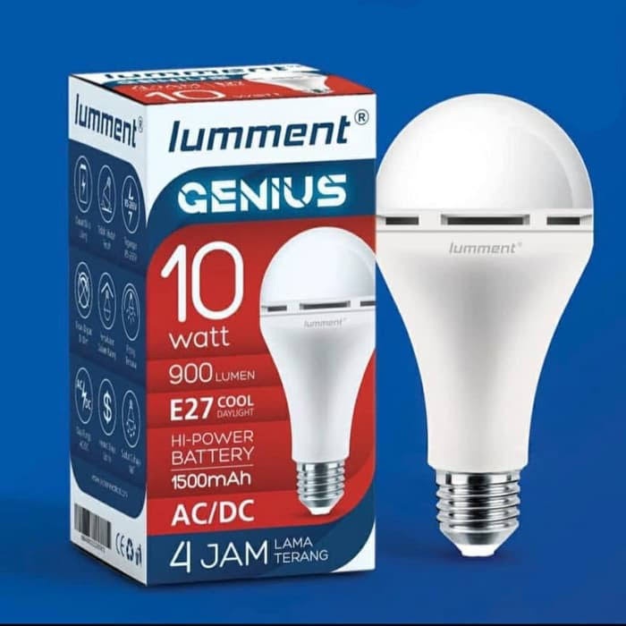 Lampu Emergency LED Lumment Genius 10Watt