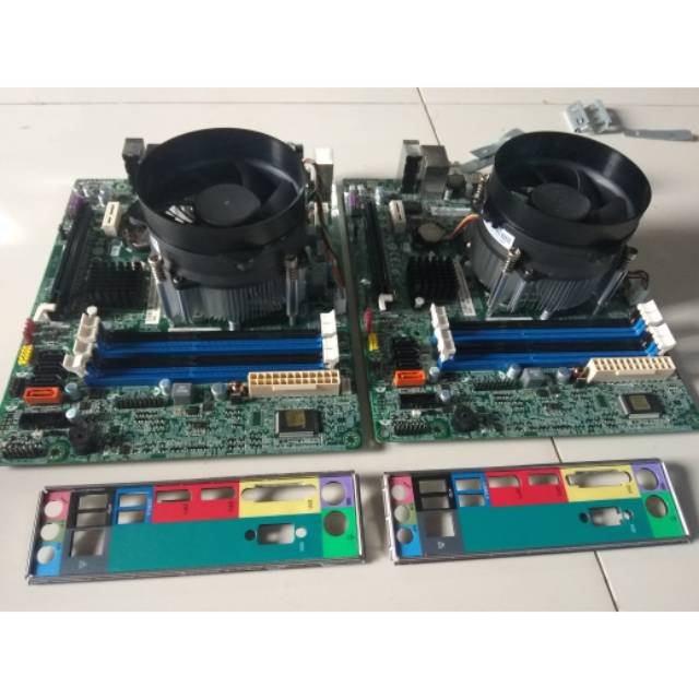 Motherboard dan fan original Acer PC mini B75 socket 1155