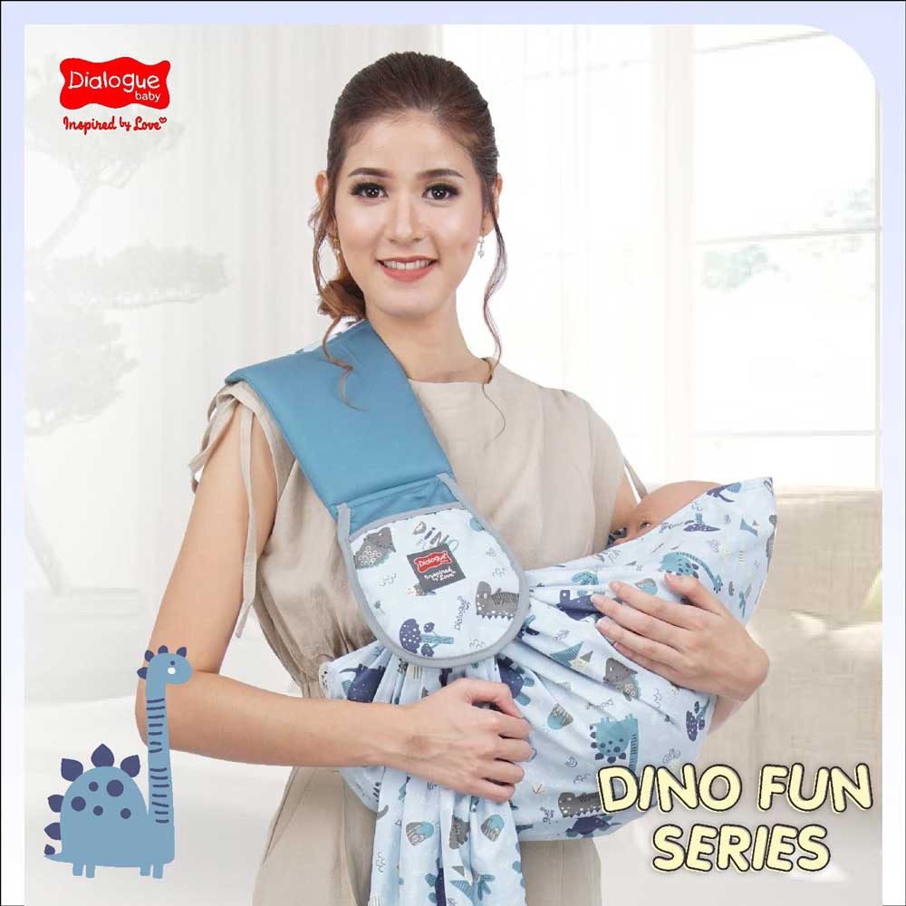 Gendongan Bayi Samping 5 in 1 Dialogue Baby Dino Fun Series DGG 4253-1