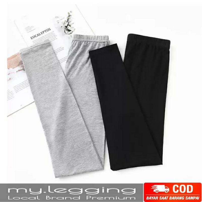 Legging Kaos Panjang Soft Rayon Legging Premium ML - XXXL