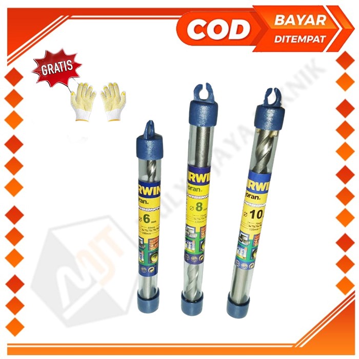 Mata Bor Beton 1 Set 3Pcs Terbaru Bor Beton Tembok Bosch Size 6 8 10 Model Irwin