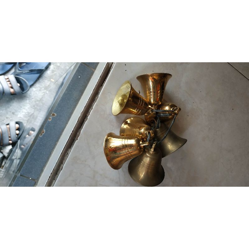 Bel Lonceng Kuningan Brass Door Bell - Lonceng Hewan