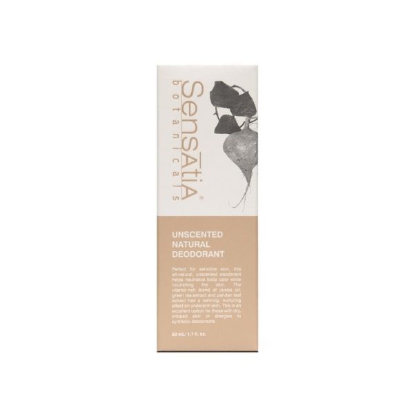 Sensatia Botanicals Unscented Natural Deodorant - 50ml