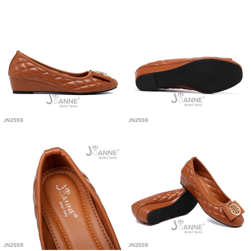 JOANNE Wedges Shoes Sepatu Kerja Wanita JN2559 [ORIGINAL BRAND]