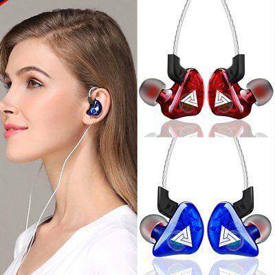 DTV QKZ Earphone HiFi Dengan Mic QKZ-CK5 Red Blue Audio Headset Grab Medan