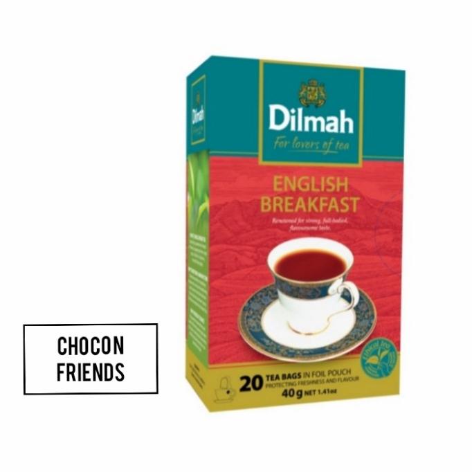 

(BISA COD) Teh Dilmah No Envelope 20 sachet English Breakfast TERBARU Kode 245