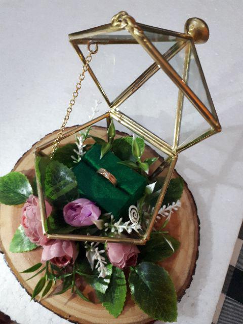 Mini Ring Box Segi Lima.