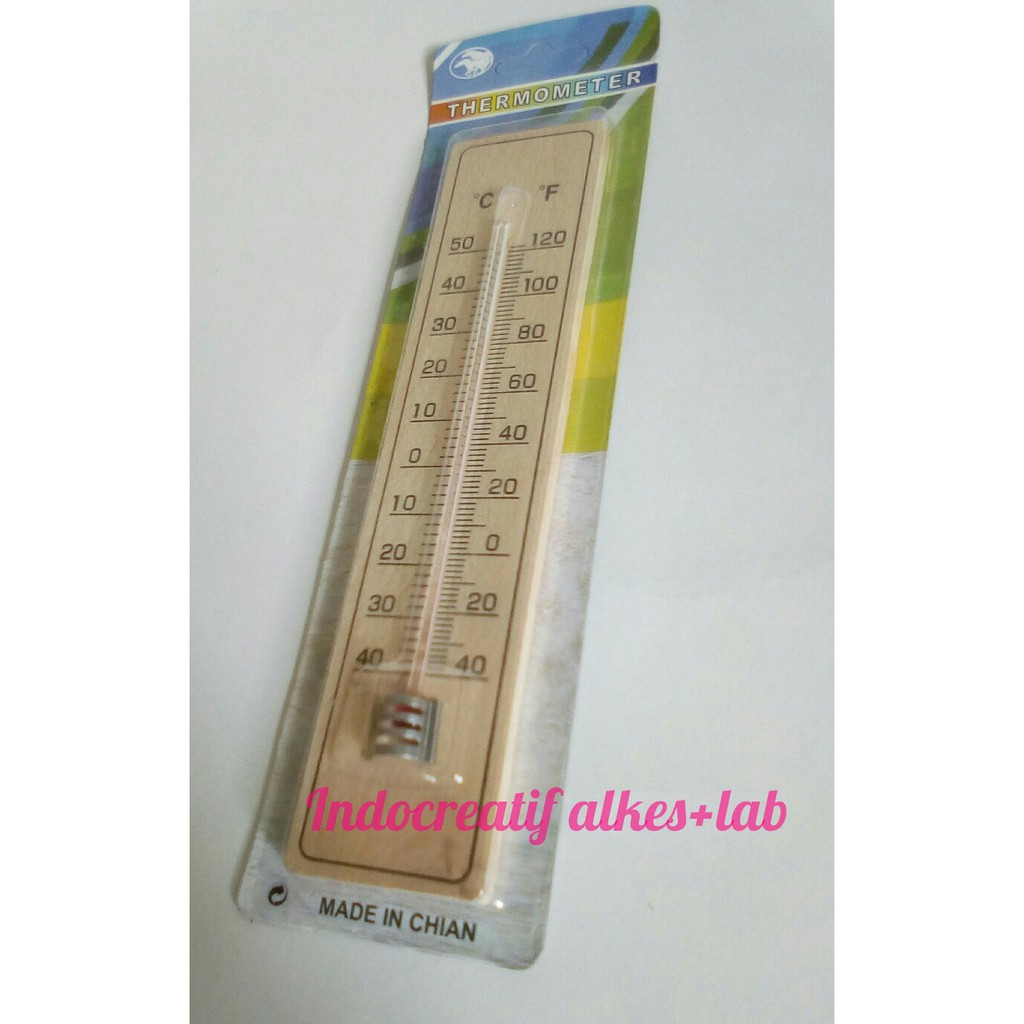 Termometer Ruangan - Thermometer Kayu