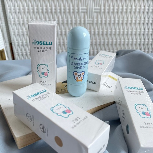 

ROLLER STAMP CUTTER 1 SET 2 IN 1 PENGHAPUS KODE RESI DAN CUTER