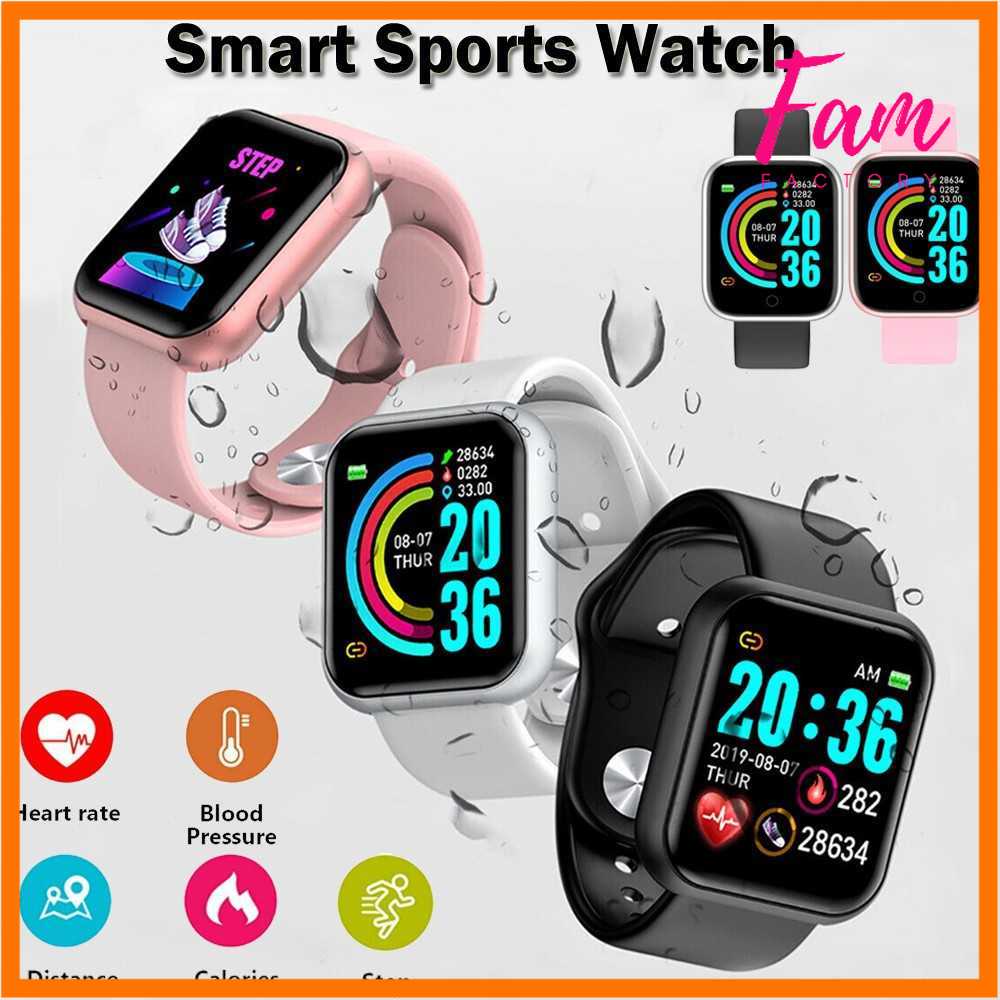 Promo Smartwatch Sport Fitness Tracker Heart Rate Blood Oxygen Original SKMEI - Y68