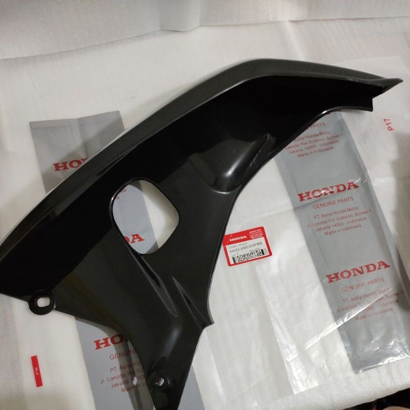 Legshield Sayap Tebeng Luar Kiri Honda astrea Grand - Grand bulus - legenda Astrea Hitam Original