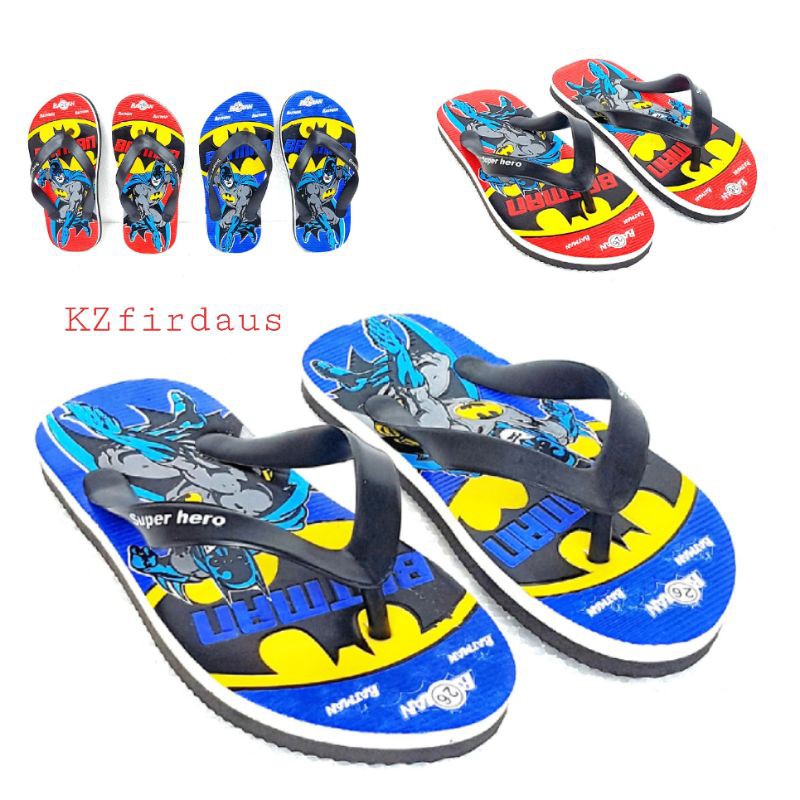 Sandal Jepit Anak MOTIF BATMAN SIZE26-35