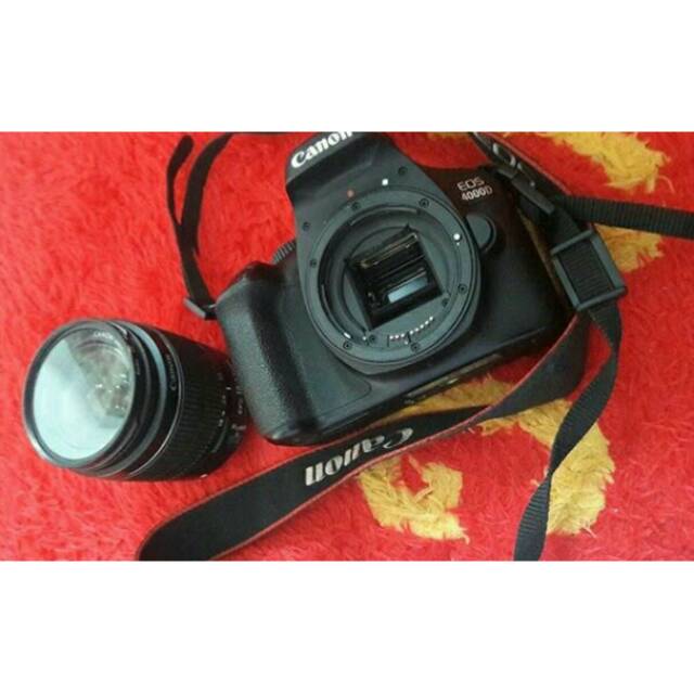 Canon EOS 4000d + lensa Second