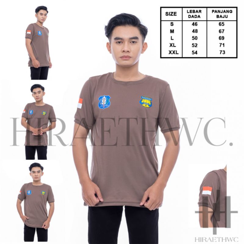 Kaos Security Satpam Katun Terbaru Warna Hitam Coklat Cream Anti Bakteri Terbaik Bisa Bayar Ditempat (COD)