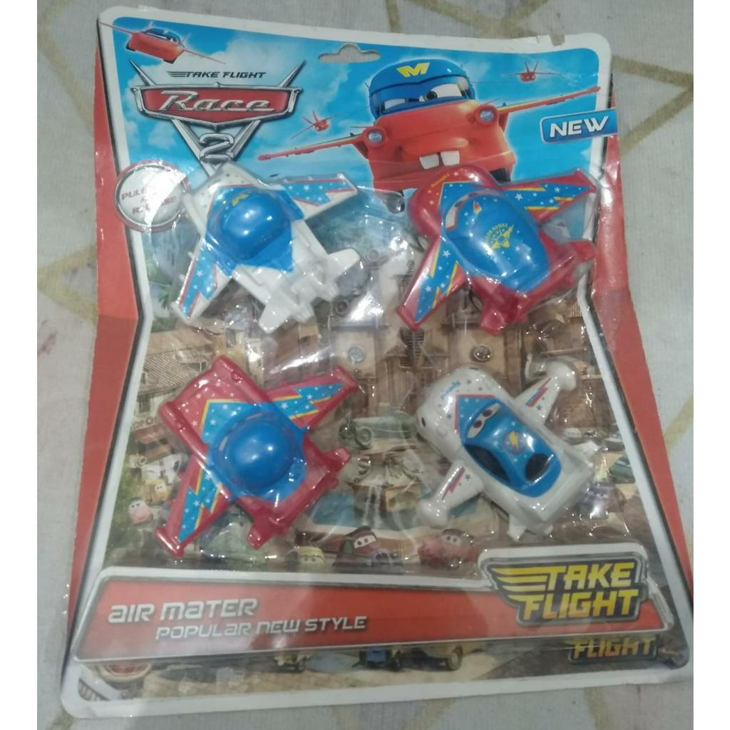 Set Mainan Pesawat The Cars (4 Pcs)