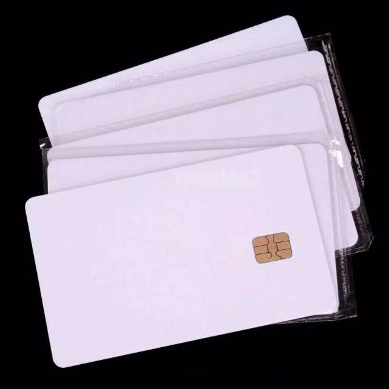 ISO PVC IC With SLE4442 Chip Blank Smart Card Contact IC Card