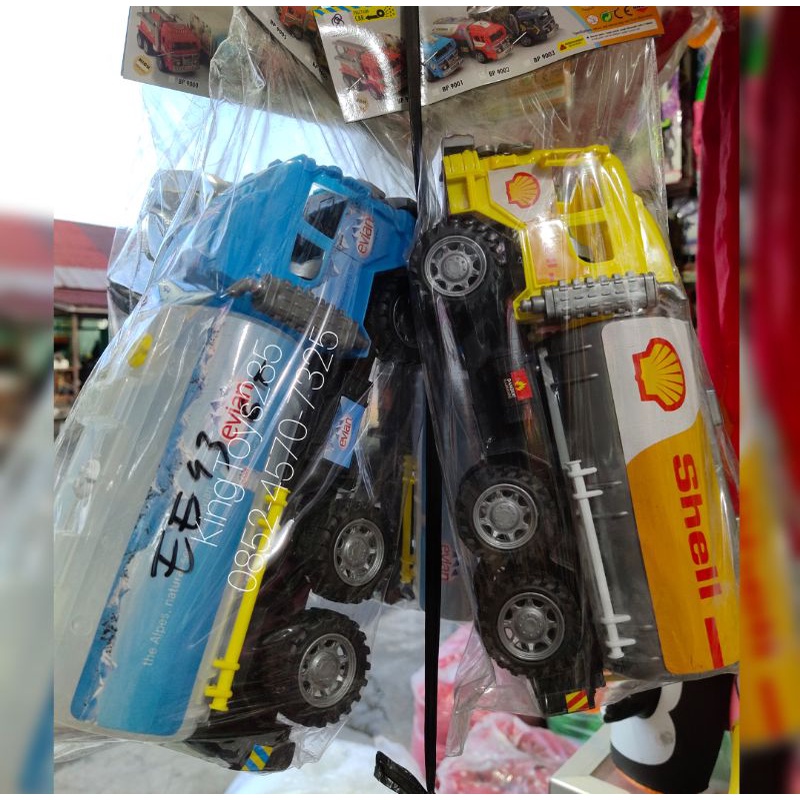 Mainan Anak Tangki Tanki Molen Minyak Oil Truck Truk Konstruksi Mixer  Pontianak