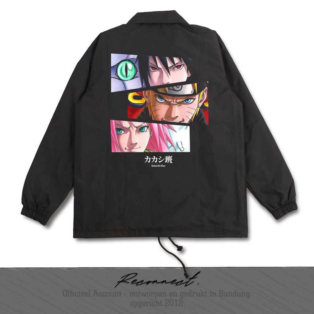 Reconnect Coach Jacket Naruto Team 7 - Naruto Tim Kakashi - Unisex