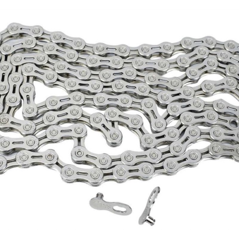 Rantai Sepeda VG Sport 9 Sped Silver bicycle chain half hollow