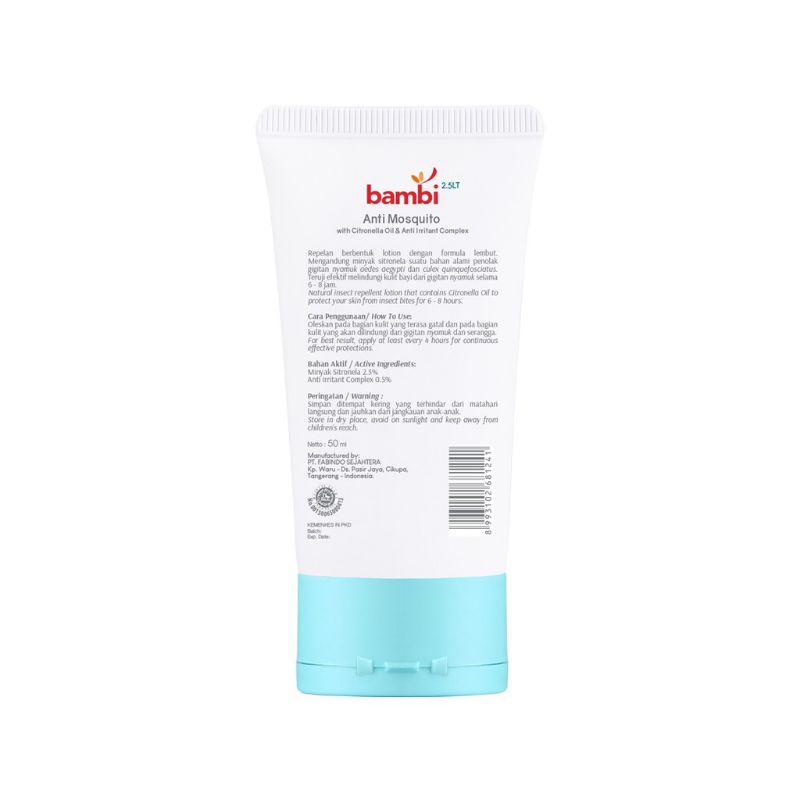 Bambi Mosquito 50ml - Anti nyamuk