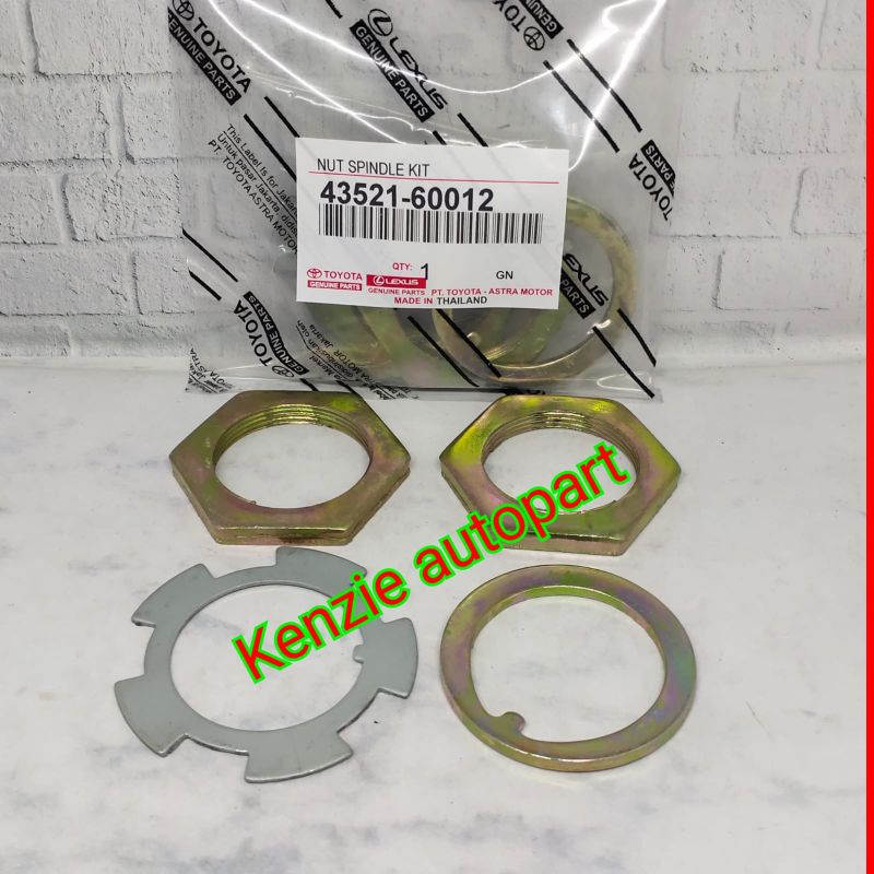 NUT SPINDLE KIT TOYOTA HARTOP 1F
