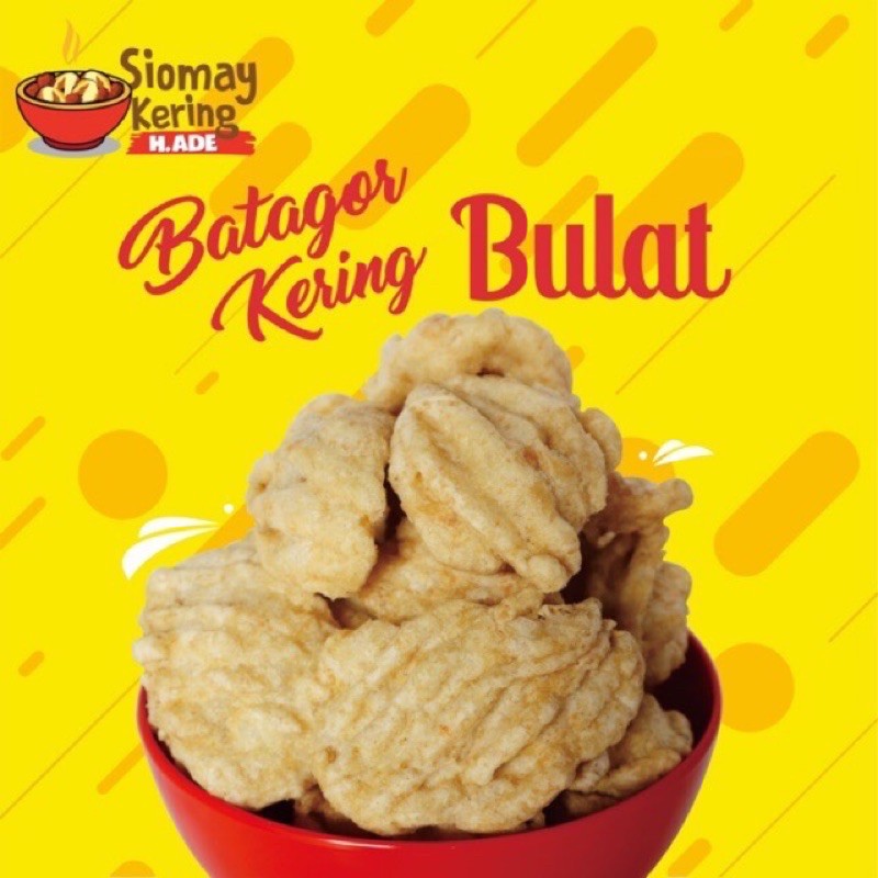 

BATAGOR KERING BULAT TOPING BASO ACI DAN SEBLAK