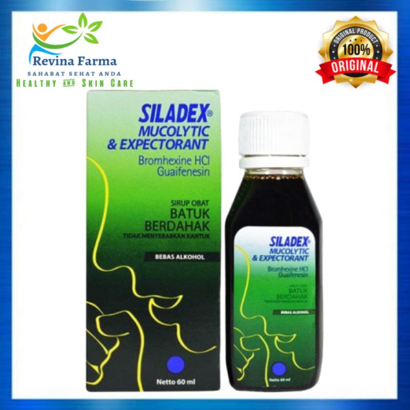 Siladex Expectorant 60ml Siladex Hijau Obat Batuk Berdahak 100% Produk Original