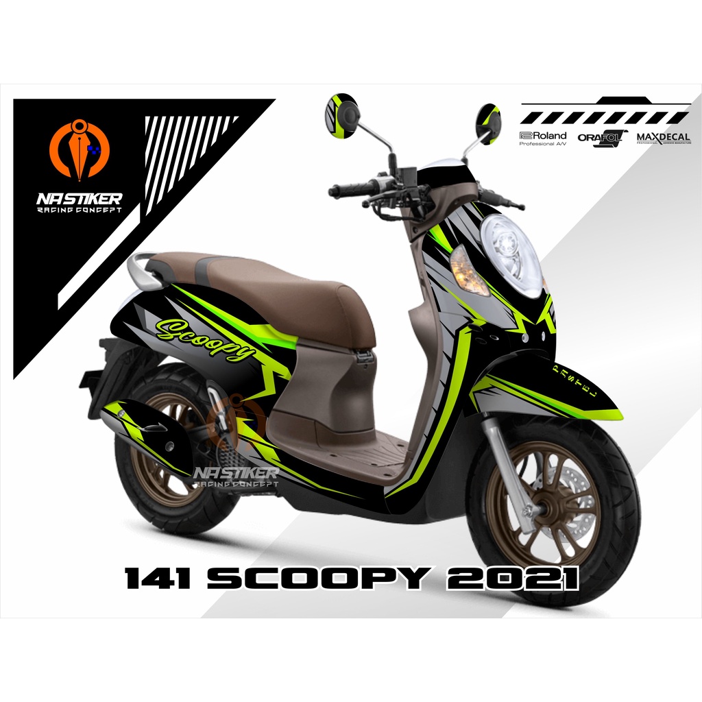 DECAL SCOOPY 2020 2021 RACING SIMPLE CODE SCOOPY-141
