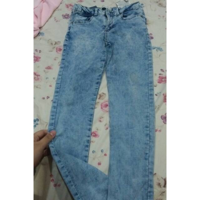 Zara girls washed jeans