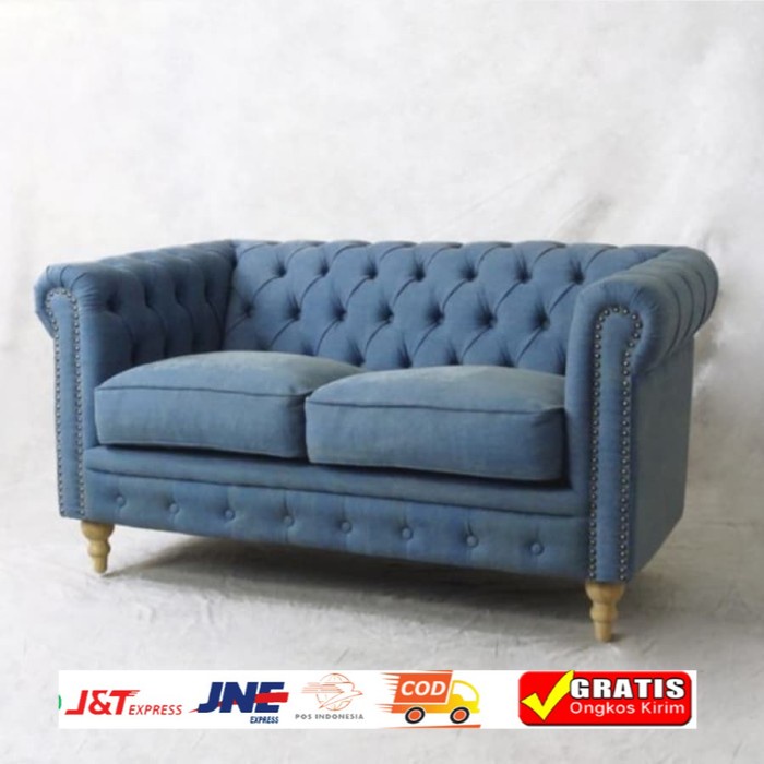 Sofa Tamu retro jadul 2 Seater