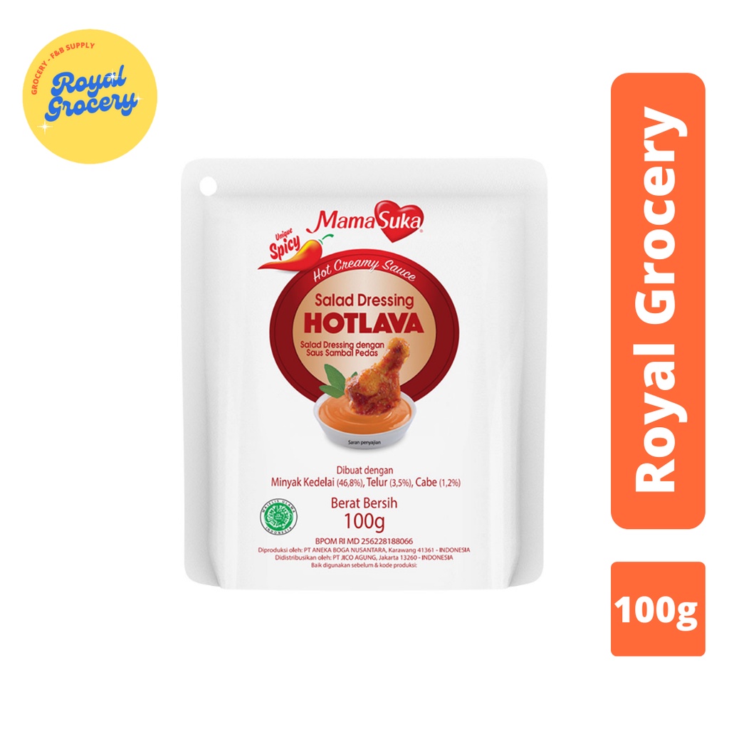 

MamaSuka Salad Dressing Hot Lava Sauce Sachet 100g