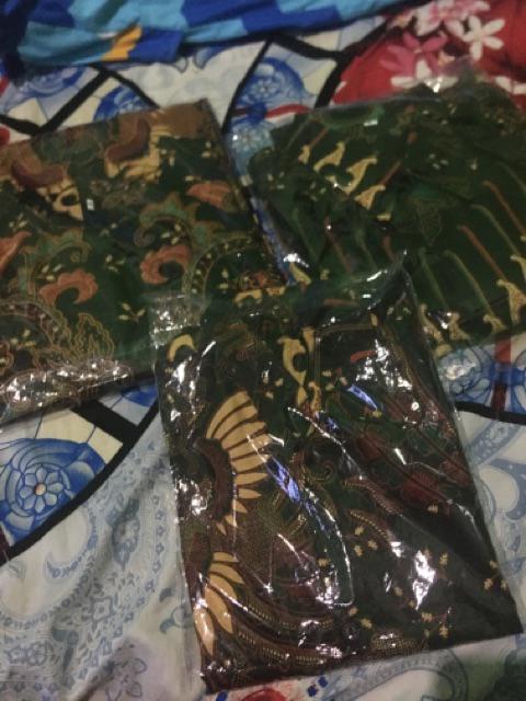 Batik Couple Keluarga Sania Ruffle Ori Ndoro Jowi Kupu Kuning