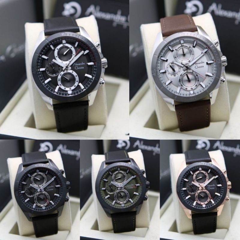 jam tangan pria Alexandre christie AC 6581 MF original garansi resmi