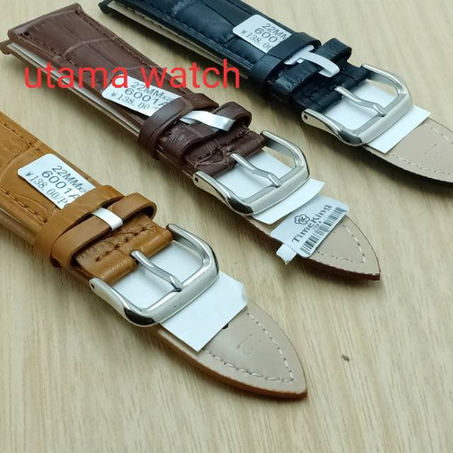 STRAP TALI JAM TANGAN kulit PRIA DAN WANITA GEUNIEN LEATHER  Hige QUILTI PRODUK IMPOR