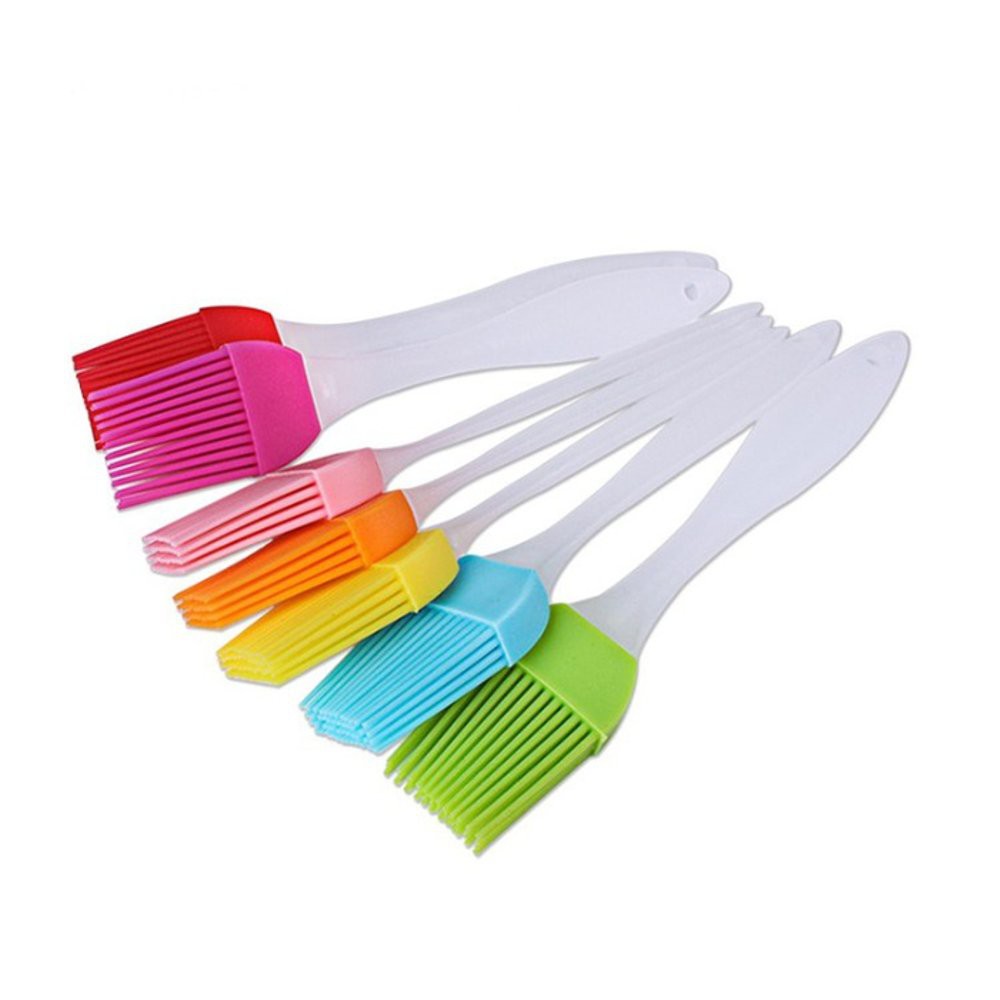 Kuas Mentega Silikon Kuas Roti BBQ Minyak Kue Kuas Silicone - Random Color (1 PCS)