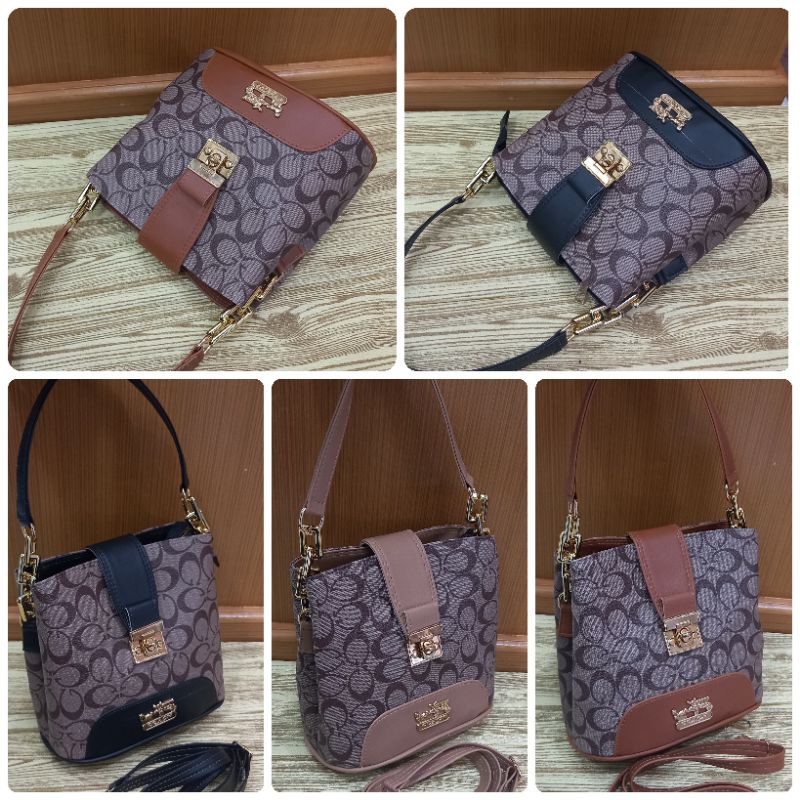 TAS WANITA KOMBI RANTE JAMCOCD SIZE 20X18CM