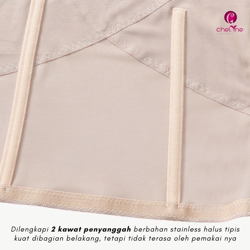 Chelyne Singlet / Atasan (L-3XL) Korset Rompi V2007 Peramping Perut - Pefect Shape