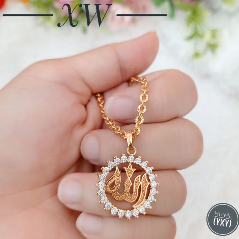 Kalung Yaxiya Lafadz gold XW09052103