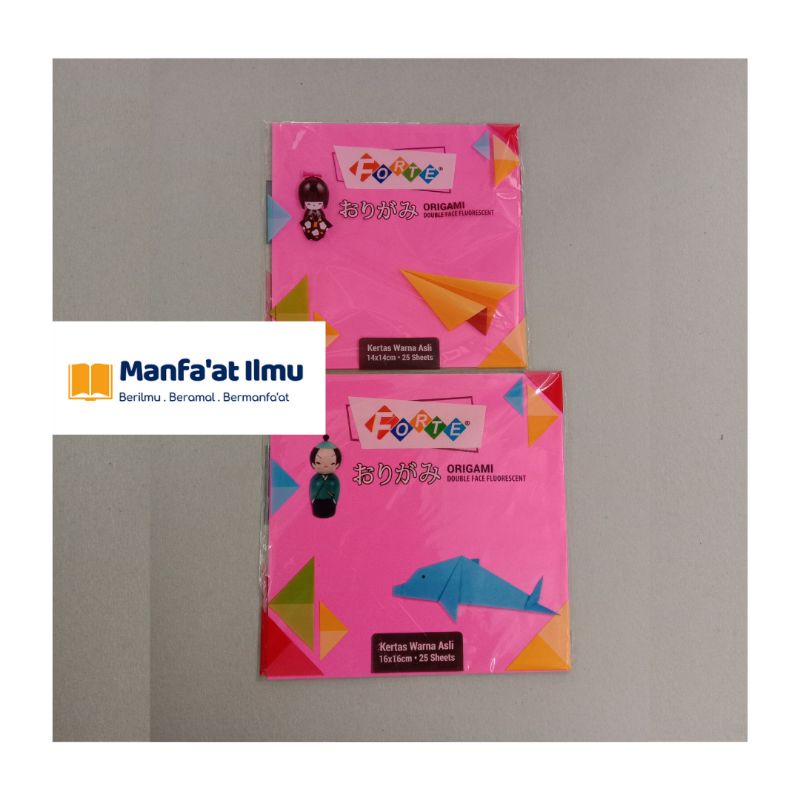 

Kertas Origami / Lipat / Warna 2 Sisi Aneka Ukuran - Ecer