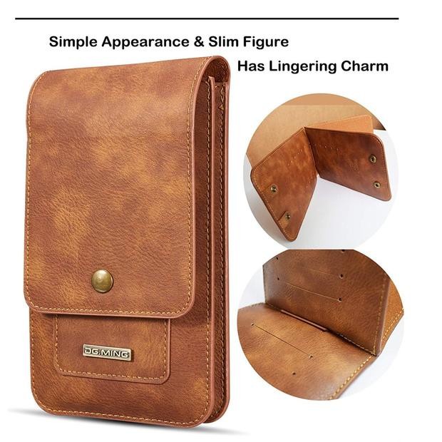 SAMSUNG NOTE 20 ULTRA HOLSTER LEATHER BELT POUCH WALLET COVER SARUNG