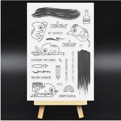 

Clear Stamp (Stempel Transparan/Bening) - Colour My World Design
