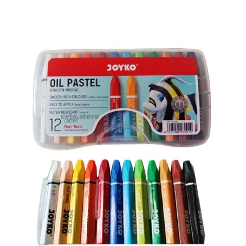 

Crayon Joyko isi 12 Tahan Air oil pastel / Krayon Joyko isi 12 Tahan Air OIL PASTEL