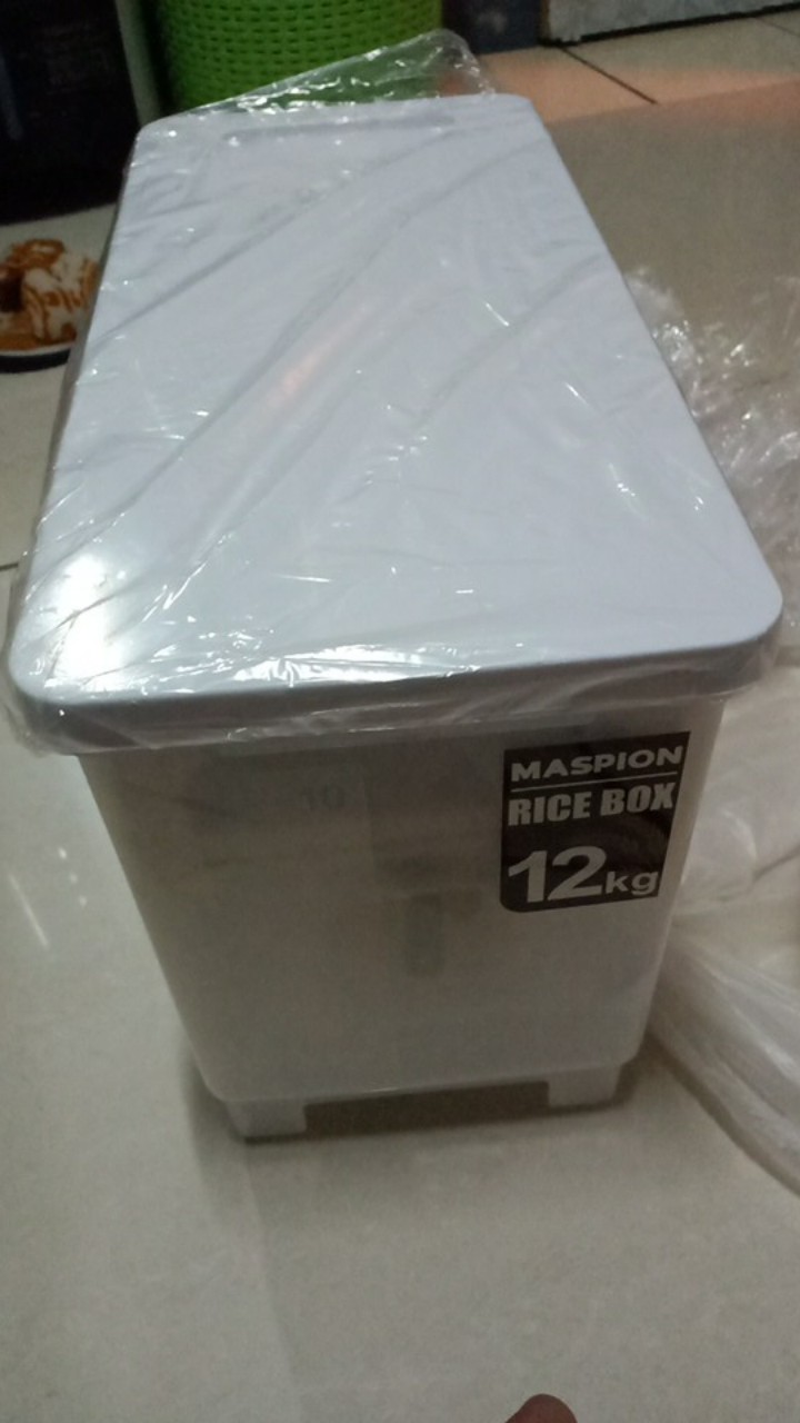 Maspion Mrd 12 Rice Box 12kg Tempat Penyimpanan Beras Mrd12