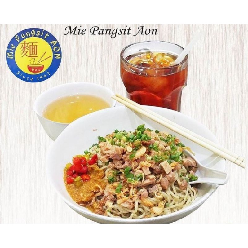 

Mie pangsit AON Medan (harga utk 2 porsi)