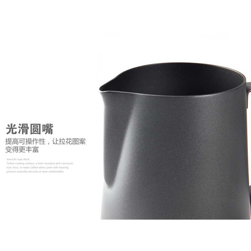 One Two Cups Gelas Pitcher Kopi Espresso Latte Art Stainless - AA0051