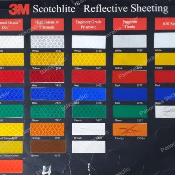 

Sticker Prismatic Reflective 3M Egp (Serie 34-00) Terbaru