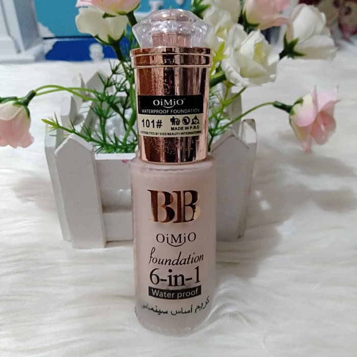 FOUNDATION OIMIO WATERPROOF / Fondation BB oimio 6in1 tanpa dus