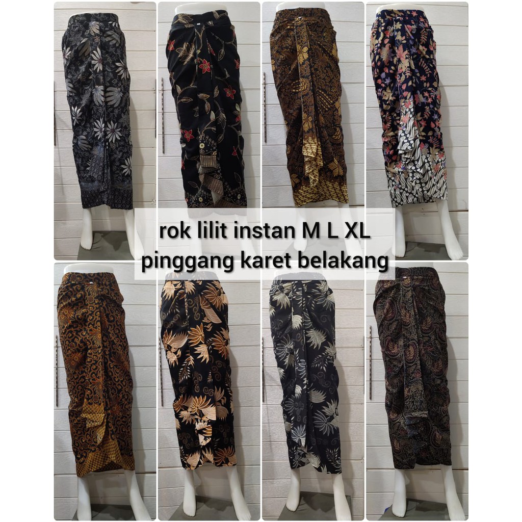 ROK LILIT INSTAN/JADI BATIK KUALITAS PREMIUM UKURAN M L XL