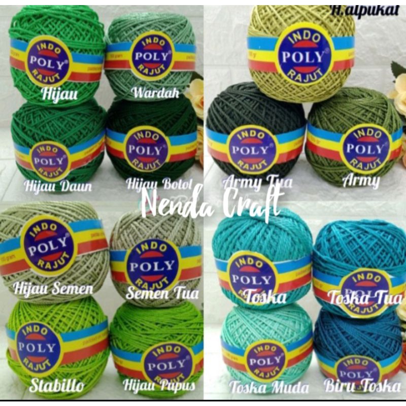 BENANG RAJUT POLY INDO part 5